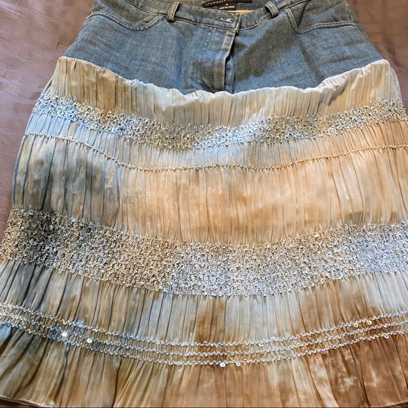 Denim sequence skirt set - Picture 6 of 16